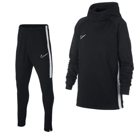 nike dry academy hoodie trainingspak kids zwart|nike trainingspakken kinderen.